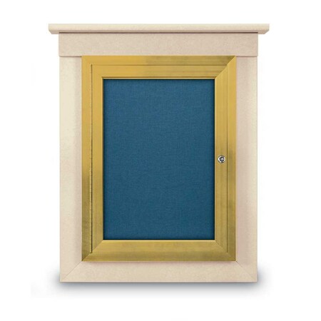 United Visual Products Sliding Glass Enclosed Letterboard, 48"x3 UV9005ACS-WHITE-BLACK